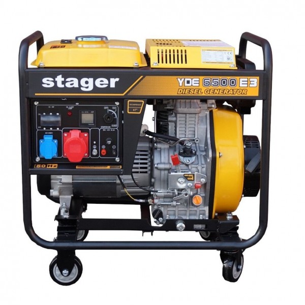 Dyzelinis generatorius STAGER YDE6500E3  380V